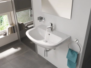 Смеситель для раковины GROHE BauFlow с донным клапаном, S-Size, хром (23751000)
