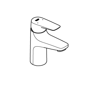 Смеситель для раковины GROHE BauFlow, S-size, хром (23752000)