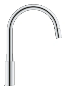 Смеситель для кухни GROHE BauLoop с вытяжным изливом, хром (30543000)