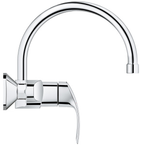 Смеситель для кухонной мойки GROHE Eurosmart, настенный с высоким изливом, хром (32482002)