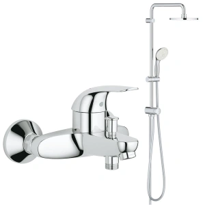 Душевой набор GROHE New Tempesta 200 со смесителем для ванны, хром (NB0046/S)