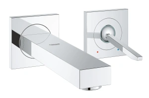 Внешняя часть смесителя для раковины GROHE Eurocube Joy на 2 отверстия (излив 170 мм), хром (19997000)