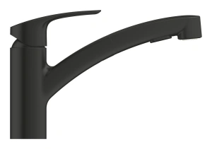 Смеситель для кухни GROHE Eurosmart с вытяжным душем, черный (303052431)