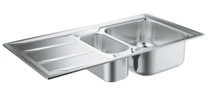 Мойка GROHE из нержавеющей стали с корзинчатым вентилем, оборачиваемая, K400, 60-S 97/50 1.5 (31567SD0)
