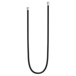 Душевой шланг GROHE Silverflex TwistStop, 1500 мм, черный / хром (107061KI00)