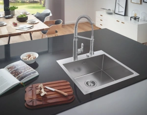 Мойка GROHE K800 60-S 51.8/51 1.0, нержавеющая сталь (31583SD1)