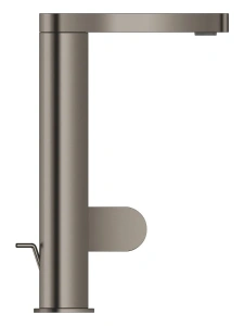 Смеситель для раковины GROHE Plus с донным клапаном, L-size, темный графит матовый (23851AL4 )