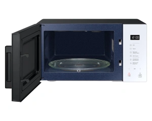 Микроволновая печь Samsung MG23T5018AW/BW Bespoke с грилем и стеклянной панелью, 23 л, белый
