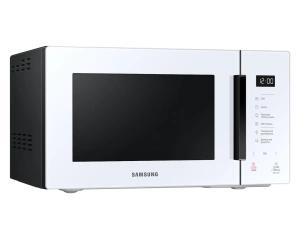 Микроволновая печь Samsung MG23T5018AW/BW Bespoke с грилем и стеклянной панелью, 23 л, белый
