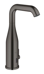 Смеситель для раковины GROHE Essence E инфракрасный, с регулировкой температуры, питание от батареи 6V, темный графит глянец (36445A00)