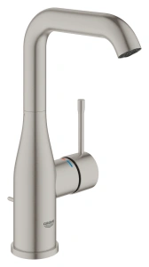 Смеситель для раковины GROHE Essence с донным клапаном, L-size, суперсталь (24174DC1)