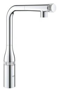 Смеситель для кухни GROHE Essence SmartControl с вытяжным изливом, хром (31615000)
