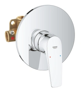 Смеситель для душа GROHE BauFlow в комплекте с монтажной частью, хром (29112000)