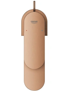 Смеситель для раковины GROHE Plus с донным клапаном, S-Size, теплый закат матовый (32612DL4)