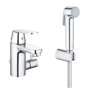 Смеситель для раковины GROHE Eurosmart Cosmopolitan с гигиеническим душем, S-size, хром (23950000)