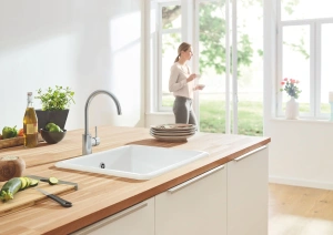 Смеситель для кухни GROHE Concetto, суперсталь (32661DC3)