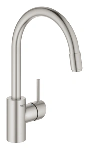 Смеситель для кухни GROHE Concetto с вытяжным изливом, суперсталь (32663DC3)