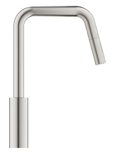 Смеситель для мойки GROHE Eurosmart инфокрасный, с выдвижной лейкой, суперсталь (101235DC00)