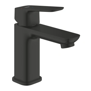 Смеситель для раковины GROHE Cubeo с донным клапаном, S-size, черный матовый (1017322430)