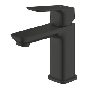 Смеситель для раковины GROHE Cubeo с донным клапаном, S-size, черный матовый (1017322430)