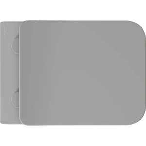 Унитаз подвесной Aqueduto MACIO 520*370 безободковый, сиденье с микролифтом, серый матовый (MAC0130)