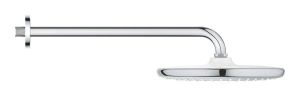 Верхний душ GROHE Tempesta 250, 9,5 л/мин, 1 режим, 380 мм, хром/белый (26668000)