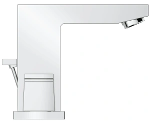 Смеситель для раковины GROHE Eurocube на 3 отверстия с донным клапаном, S-size, хром (20351000)