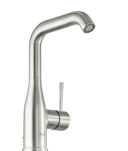 Смеситель для раковины GROHE Essence с донным клапаном, L-size, суперсталь (24174DC1)