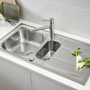 Смеситель для кухни GROHE Concetto с вытяжным душем, суперсталь (30273DC1)