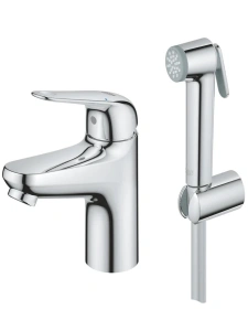 Смеситель для раковины GROHE EuroPro с гигиеническим душем, хром (24264001)