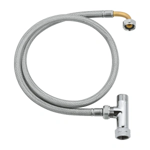 Набор GROHE для подключения сиденья-биде: шланг 795 мм, Т-образное подключение, хром (14074000)