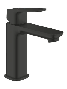 Смеситель для раковины GROHE Cubeo с донным клапанном, M-size, матовый черный (1017522430)