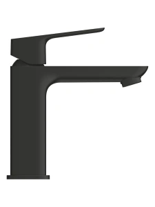Смеситель для раковины GROHE Cubeo с донным клапанном, M-size, матовый черный (1017522430)