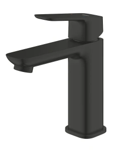 Смеситель для раковины GROHE Cubeo с донным клапанном, M-size, матовый черный (1017522430)