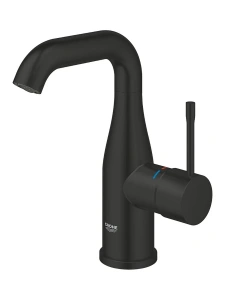 Смеситель для раковины GROHE Essence с донным клапаном, M-size, матовый черный (234622431)