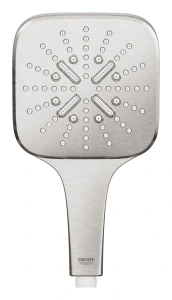 Ручной душ GROHE Rainshower SmartActive 130 Cube, 3 режима, суперсталь (26582DC0)