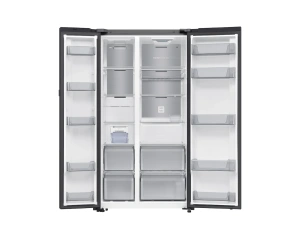 Холодильник Samsung Bespoke ИИ Side-by-Side RS80F65M1BWR с автоматическим открыванием дверей, 646 л