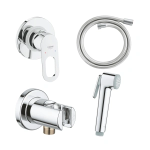 Набор для гигиенического душа GROHE BauLoop скрытого монтажа, хром (125078)