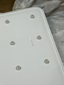 Верхний душ GROHE Rainshower 310 Mono, 9,5 л/мин, 1 режим, белая луна (26568LS0/U), уцененный товар