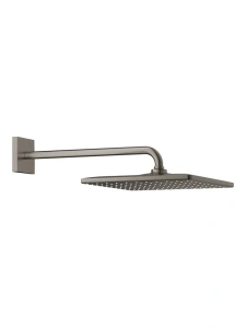 Верхний душ GROHE Rainshower Mono 310 Cube, 7,5 л/мин, 1 режим, 422 мм, сатиновый графит (26564MG0)
