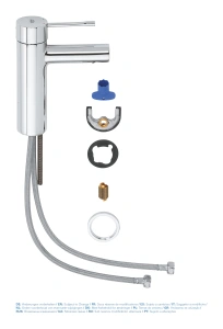 Смеситель для раковины GROHE Essence, S-size, хром (34294001)