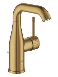 Смеситель для раковины GROHE Essence с донным клапаном, M-size, холодный рассвет, матовый (24173GF1)