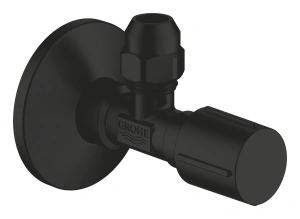 Угловой вентиль 1/2" GROHE, матовый черный (220732430)
