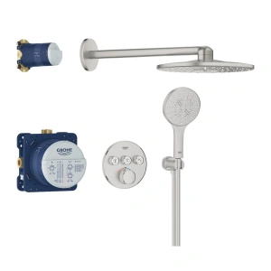 Душевая система GROHE Grohtherm SmartControl с термостатом для душа, суперсталь (34863DC0)