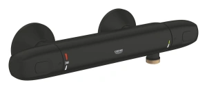Термостат для душа GROHE Grohtherm 1000 внешнего монтажа, матовый черный (348142433)