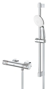 Термостат для душа GROHE Grohtherm 1000 Performance с душевым гарнитуром, хром (34834001)