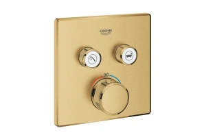 Внешняя часть термостата для ванны и душа GROHE Grohtherm SmartControl на 2 потребителя, холодный рассвет матовый (29124GN0)