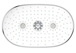 Верхний душ GROHE Rainshower SmartControl 360x220, 2 режима, 450 мм, белая луна (26254LS0)
