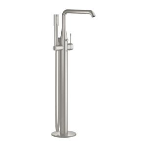 Внешняя часть смесителя для ванны GROHE Essence напольного монтажа, суперсталь (23491DC1)