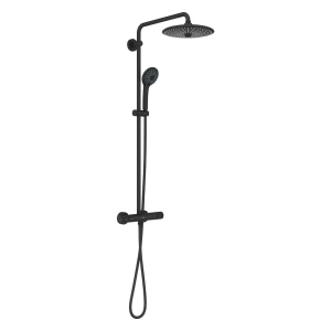 Душевая система GROHE Euphoria System 260 с термостатом для душа, фантомный чёрный (27615KF2)